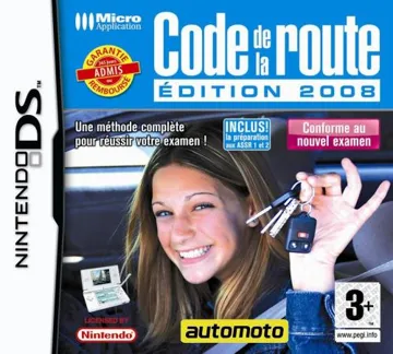 Code de la Route - Edition 2008 (France) box cover front